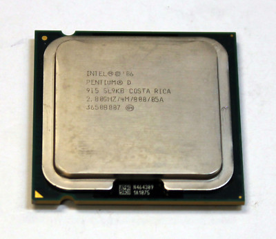 Intel Pentium D 915 SL9KB 2.80 GHz 4M Cache Dual Core CPU LGA775 Processor