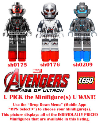 Genuine LEGO U PICK Marvel Super Heroes: Avengers ULTRON Minifigures **NEW**