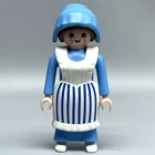 Playmobil Victorian Maid Housekeeper Nanny Blue Female Adult Figure Home Worker