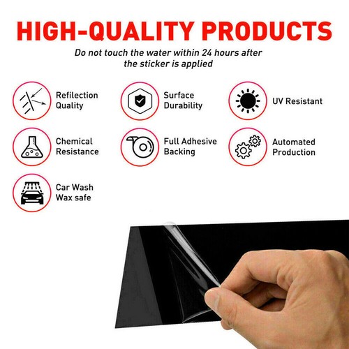 For Chrysler 300 300C 2005 2006 2007 2008 2009 2010 Black Pillar Post Trim Cover - Picture 4 of 16