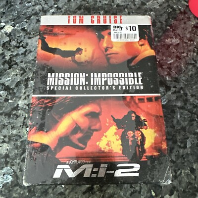 Mission Impossible 1 & 2 Special Collectors Edition Box Set DVD Movies Brand New