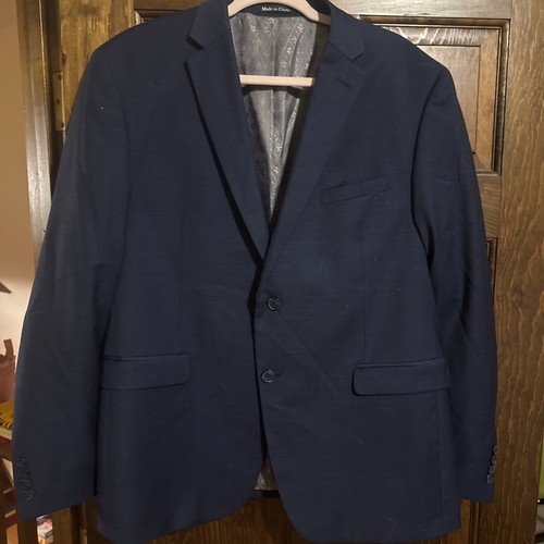 Original Penguin Navy Wool Blend Blazer Men’s Size 44R