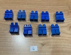 Vintage Lego Minifig Hips Legs 970c00 x9 Worn Damaged, Lot 4