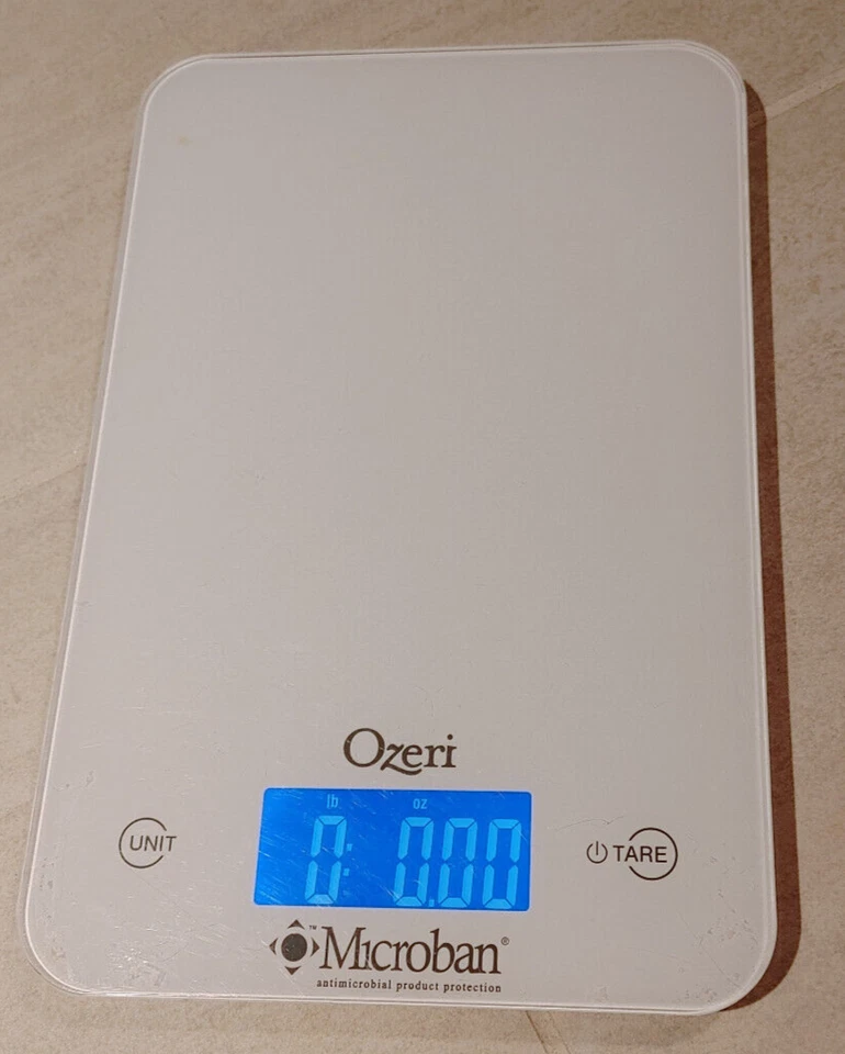 Ozeri Slim Antimicrobial Electronic Food, Shipping & More Scale - Works Great! - Image 4 of 4