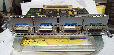 Cisco NM-4T 4-Port Serial T1 Network Modules - Lot of 2