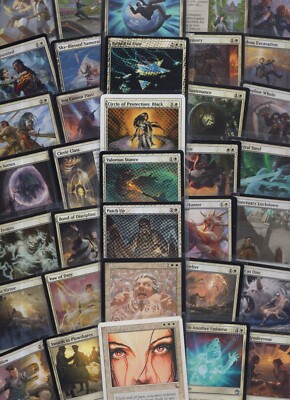 Magic The Gathering Single Uncommon White Non-Foil Non-Creature Spell Cards