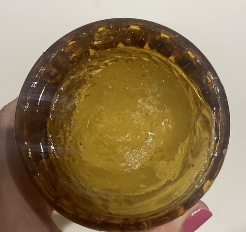 Vintage! MCM Empoli 22.5” Amber Pineapple Diamond Point Genie Bottle W Stopper - Picture 11 of 14