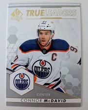 2022-23 SP Authentic Hockey True Leaders #TL-9 Connor McDavid Edmonton Oilers