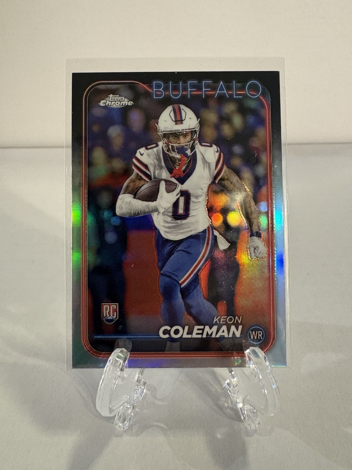 2024 Topps Chrome - Rookies Keon Coleman #209 Refractor (RC)