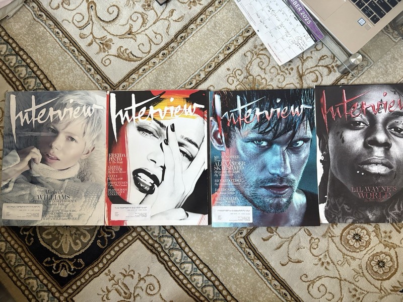 Four Interview Magazines 2011 Editions 