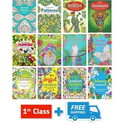 Detailed Colouring Books for Grown Ups  