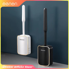 Luxury Wall-Mount Toilet Brush Quick Draining Bathroom Cleaning Tool