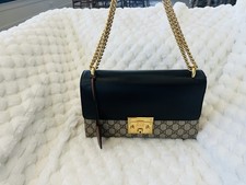 Authentic Gucci GG Supreme Monogram Calfskin ...