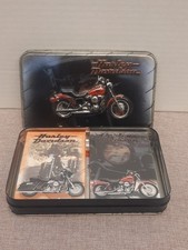Vintage Harley Davidson Limited Edition Tin With Sealed Cards