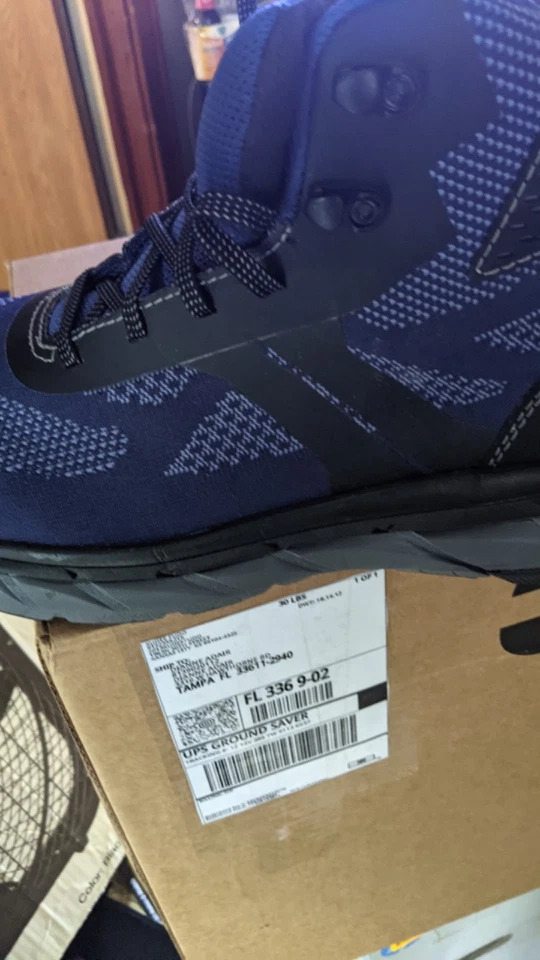 Carolina Lytning 1.9 CA 1916 Hombres Azul Botas de Trabajo Hombres Trabajo Puntera de Acero Voltree Foto 3 de 4