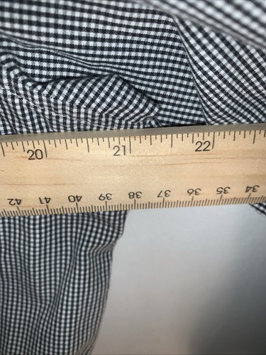 Brooks Brothers 346 Shirt Size 14 Black & White Gingham Long Sleeves - Picture 6 of 8