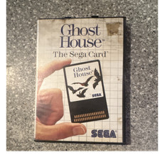 SEGA Ghost House (Sega Master System) Sega Card Game w/ Manual