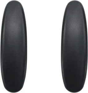 Wealrit 2 Pcs chaise de bureau Arm Pads, Black Armrest Pads Universal 4" Montage de l'hô