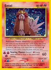 Entei - 6/64 - Pokemon Neo Revelation Unlimited Holo Rare Card WOTC MP on eBay