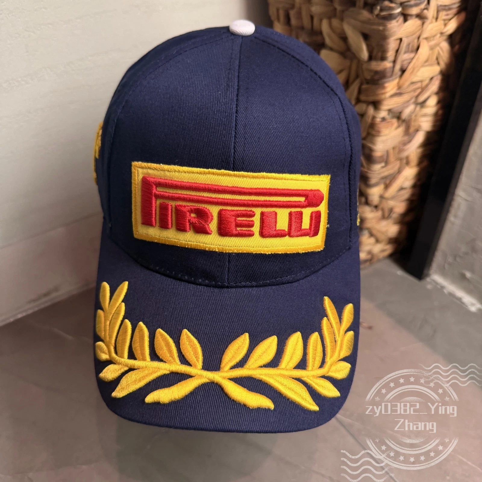 Pirelli's new embroidered men's outdoor casual adjustable baseball cap hat navy
Opens in a new windo