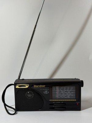 Karcher Portable World Receiver 10 Bands Radio FM KA-715 Funktioniert AM