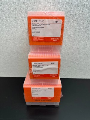Corning REF 4141 Pipet Tip Station 0.1-10µL Graduated Nonsterile Lot 3 Packs