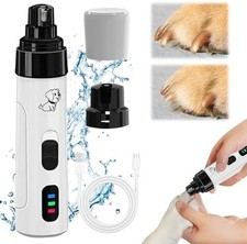 Heusom Silent Groom Pro Nail Grinder, Heusom Dog Nail Trimmer, Rechargeable USB