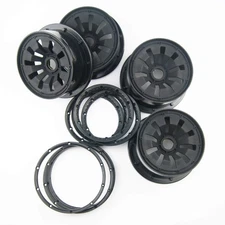 TITRACING Metal hex core Front Rear Wheel and Beadlock rim for 1/5 HPI ROVAN ...
