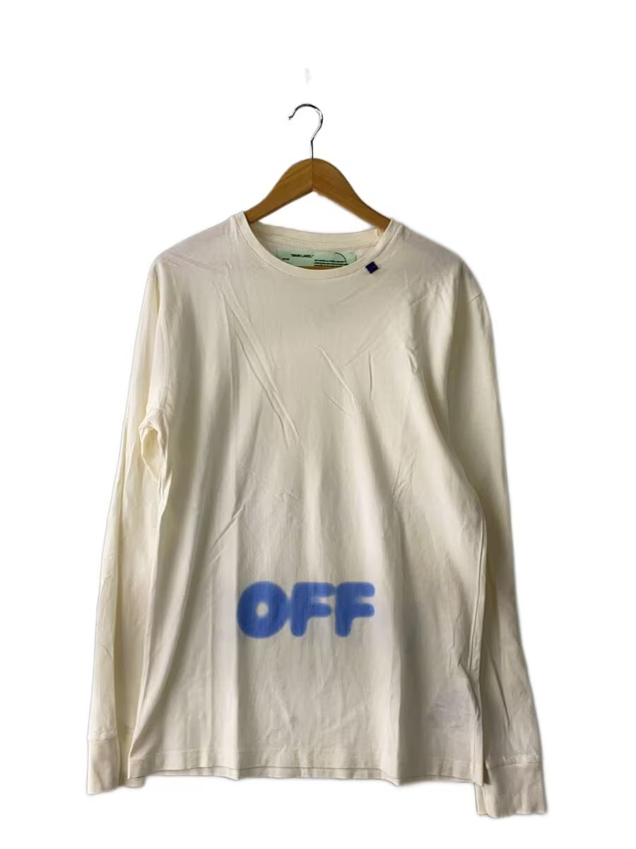 OFF-WHITE Long-Sleeve T-Shirt OMAB001E181850<wbr/>06 M White