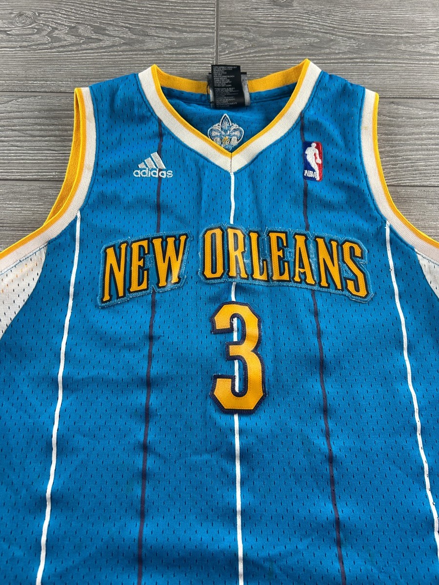 New Orleans Hornets Chris Paul Jersey Boys Medium NBA Adidas Blue
