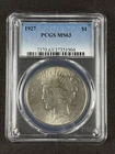1927 Peace Silver Dollar PCGS MS63