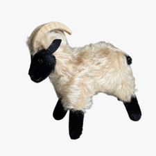 1960 Steiff Snucki Mountain Sheep Animal Heather Sheep Mohair Plush 6" x 7"