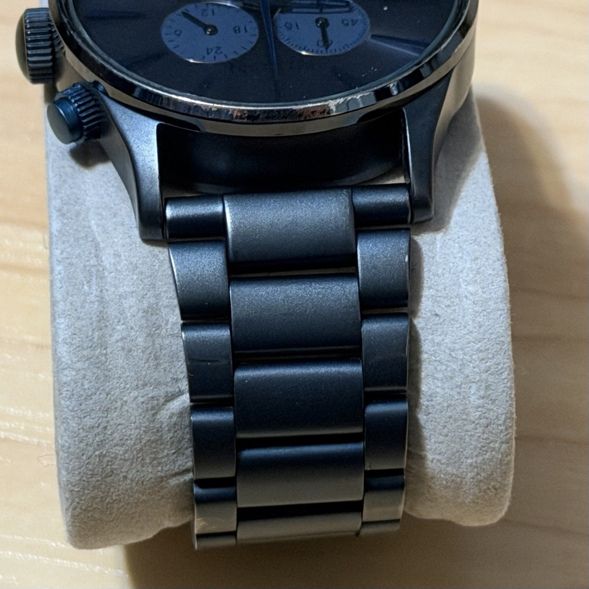 Nixon The Sentry Chrono Deep Blue SS Gunmetal A386-1679 Men's