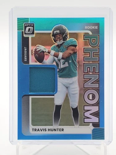 2025 Donruss Optic Travis Hunter Neon Blue (RAW)