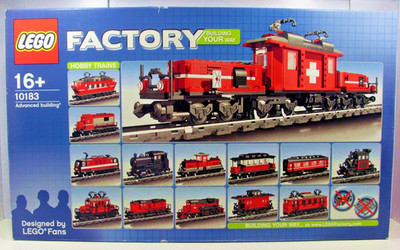 LEGO Factory 10183 ''Hobby Trains'' Eisenbahn Zug Model 9 Volt elektrisch Krokodil