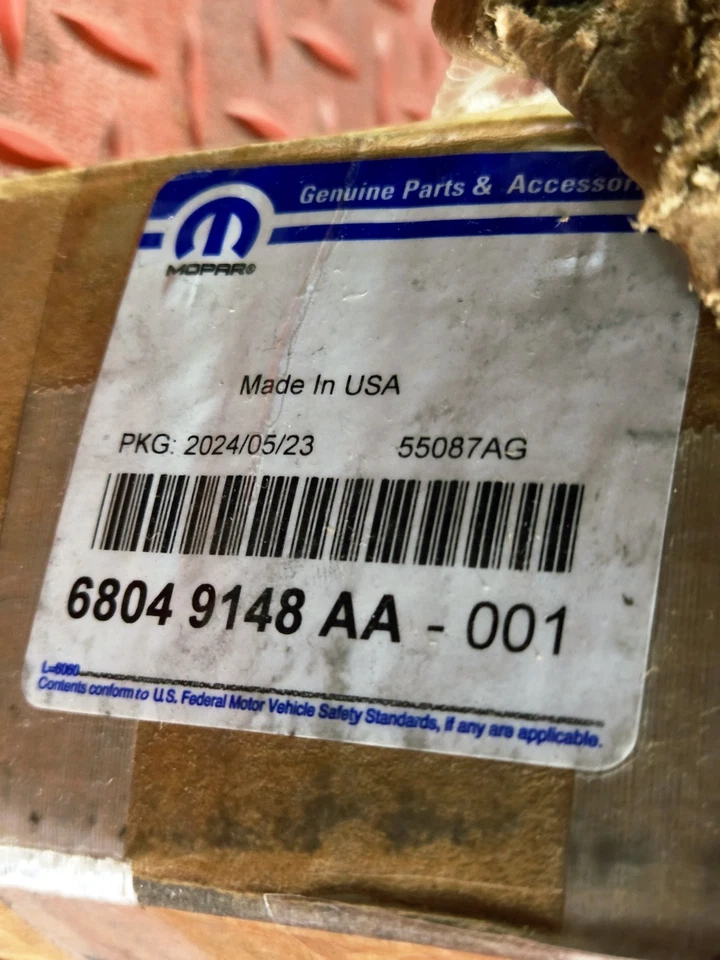 Kit de pastillas de freno de disco delanteras Mopar 2009-2018 OEM para Ram 2500 3500 68049148AA Foto 3 de 4