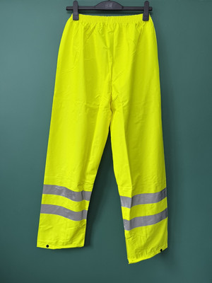 Konvolut 5 Tuffsafe wasserabweisende Hosen atmungsaktiv XL Hi Viz PU beschichtet