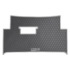 Xtreme Mats Full Coverage Golf Cart Floor Mat Atlas Black Gray Trim