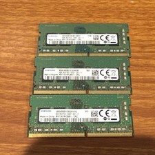 LOT OF 3 MEMORY 8GB 1RX8 PC4-2400T-SA1-11 SAMSUNG
