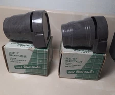 2 Vintage Guild 1960's Gray Mini-Master slide Viewers with Original Boxes
