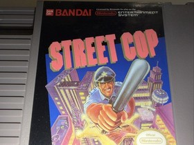 Street Cop Nintendo NES +Dustcover Tested Authentic CLEAN