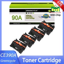 4 Pack CE390A Toner Cartridges For HP 90A Laserjet Enterprise 600 M601 M602 M603