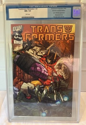 Transformers Vol 1 Issue 1 RI CGC Graded 9.6 from 2002
