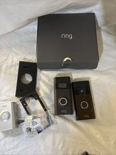 Ring Security Video Camera Lot Of 2 Doorbell 2 5F97F2 AS IS Untested  4 Parts