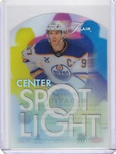 2025-26 FLEER FLAIR CENTER SPOTLIGHT SSP #CS-18 EDMONTON OILERS - CONNOR McDAVID
