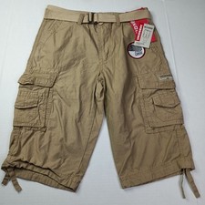 Unionbay Messenger Cargo Shorts Men's Size 30 Grain Belt 15" Inseam Cotton