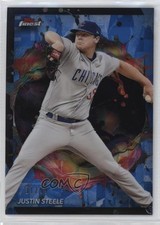 2024 Topps Finest Rare Blue Refractor 31/99 Justin Steele #278 0l8y