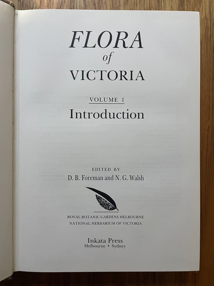 Flora Of Victoria Volume 1 Introduction by D.B Foreman N.G Walsh Plant Reference - Image 4 of 4