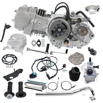 125cc Racing Engine Motor kit Kick Start Trail Bike CT70 CT90 CRF70 Z50 ...
