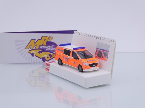 Busch 51103 # Mercedes-Benz Vito Bus 2018 " Feuerwehr Solingen / Notarzt " 1:87